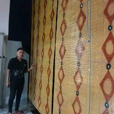 Jual Tirai Bambu Motif Pasuruan - Bambu.KotraktorKonstruksi.co.id